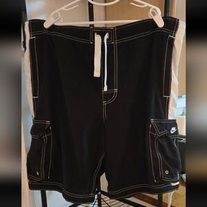 Y2K Vintage Trendy Men’s Nike Black Swim Trunks